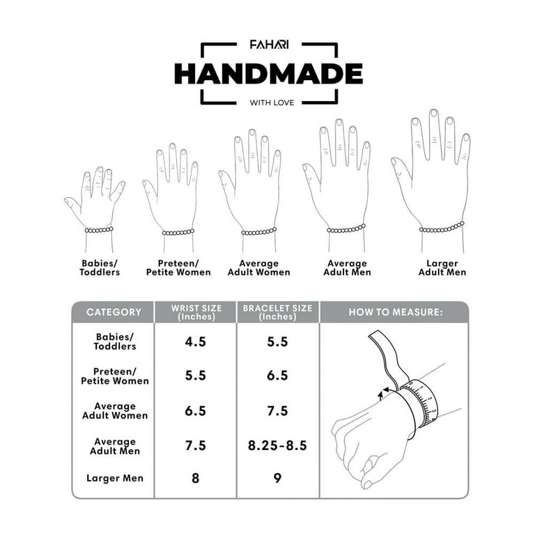 Average Wrist Size Men Chart Typical Men's Wrist Size Mens