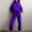 Purple, variant on Abomasnow Womens 2 Piece Outfits Sweatsuits Sets Long Sleeve Pullover Sweatshirts and Cargo Sweatpants Tracksuit Casual Fall Sports Outfits with Pockets