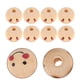 thumbnail image 3 of 100 cuentas de madera con forma de sonrisa para hacer bisutería (cuentas sueltas) - Materiales para manualidades, 3 of 8