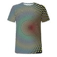 thumbnail image 3 of Birdeem T-Shirt Homme Impression Abstraite 3D Manches Courtes Col Rond Mode Décontracté Quotidien Vacances T-Shirt Haut Blouses, 3 of 6