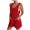 Red, variant on TQWQT Rompers for Women Summer Shorts Jumpers Dressy Casual Sleeveless Jumpsuits Loose Fit Cute Suspenders Overall with Pocket Red S