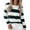 Blackish Green, variant on Gkeoshab Womens Tops Striped Print Long Sleeve T-Shirt for Women – Lightweight Pullover Layering Top Beige L