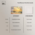thumbnail image 6 of Sunset Sailboats Canvas Glam Beach Wall Art by Art Remedy, Gallery Wrapped, 36" x 24", 6 of 7