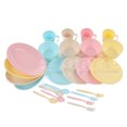 thumbnail image 3 of Camping Tableware Set, 24Pcs Microwave Dishwasher Safe Camping Dinnerware  For Travel, 3 of 8