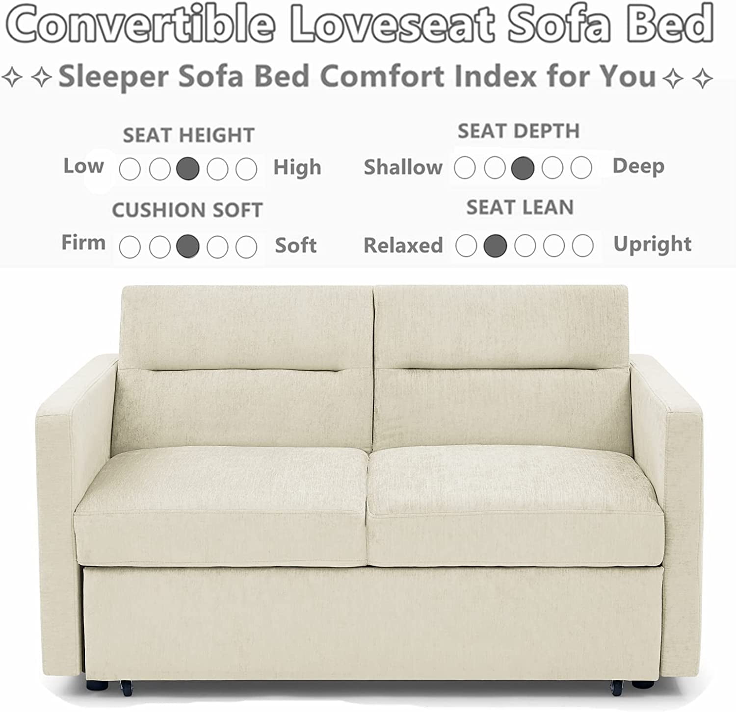 54 5 Pull Out Sofa Sleeper 3 In 1
