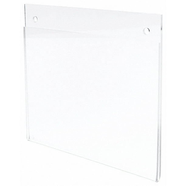 Plymor Clear Acrylic Sign Display / Literature Holder (WallMount