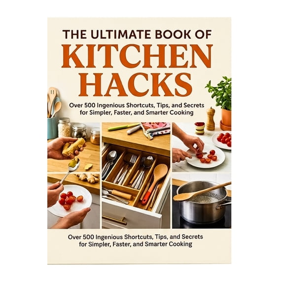 The Ultimate Book of Kitchen Hacks: 100 Actionable Systems, Organization Tactics, and Time-Saving Mechanics for Every Ho, (Paperback)