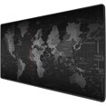 thumbnail image 1 of Extended Mouse Pad Large Gaming Mouse Pad- 35.4x15.7x0.12 inch Computer Keyboard Mouse Mat Non-Slip Mousepad Rubber Base and Stitched Edges for Game Players, Office, Study World Map Design, 1 of 5