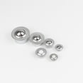 thumbnail image 6 of 1pc Ball Small flat round bull's-eye Ball Transfer Bearing Unit Conveyor Roller Wheels Small Flat Round Eye Wheel Conveying Ball, 6 of 7