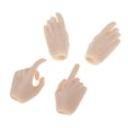 thumbnail image 2 of 4 modelos de manos de mujer para figura femenina de 12 pulgadas en blanco, 2 of 6