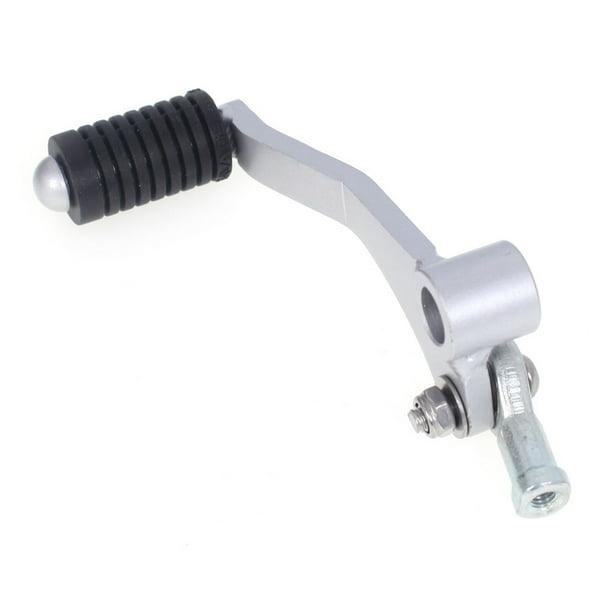 Sidaley Palanca de cambio trasera Lado izquierdo Tacón de hierro Cambio de marchas Pedal de cambio resistente a la deformación plateada Accesorios Accesorios para motos Sidaley VI018197-00B