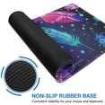 thumbnail image 6 of Long Mouse Pads for Desk,Neon Feather with Dots Pattern Desk Mats on Top Of Desks, Desk Mouse Pad Extra Large with 3mm Non-Slip Base and Stitched Edge for Gaming,Office,Work,Home 47.3"x23.6", 6 of 6