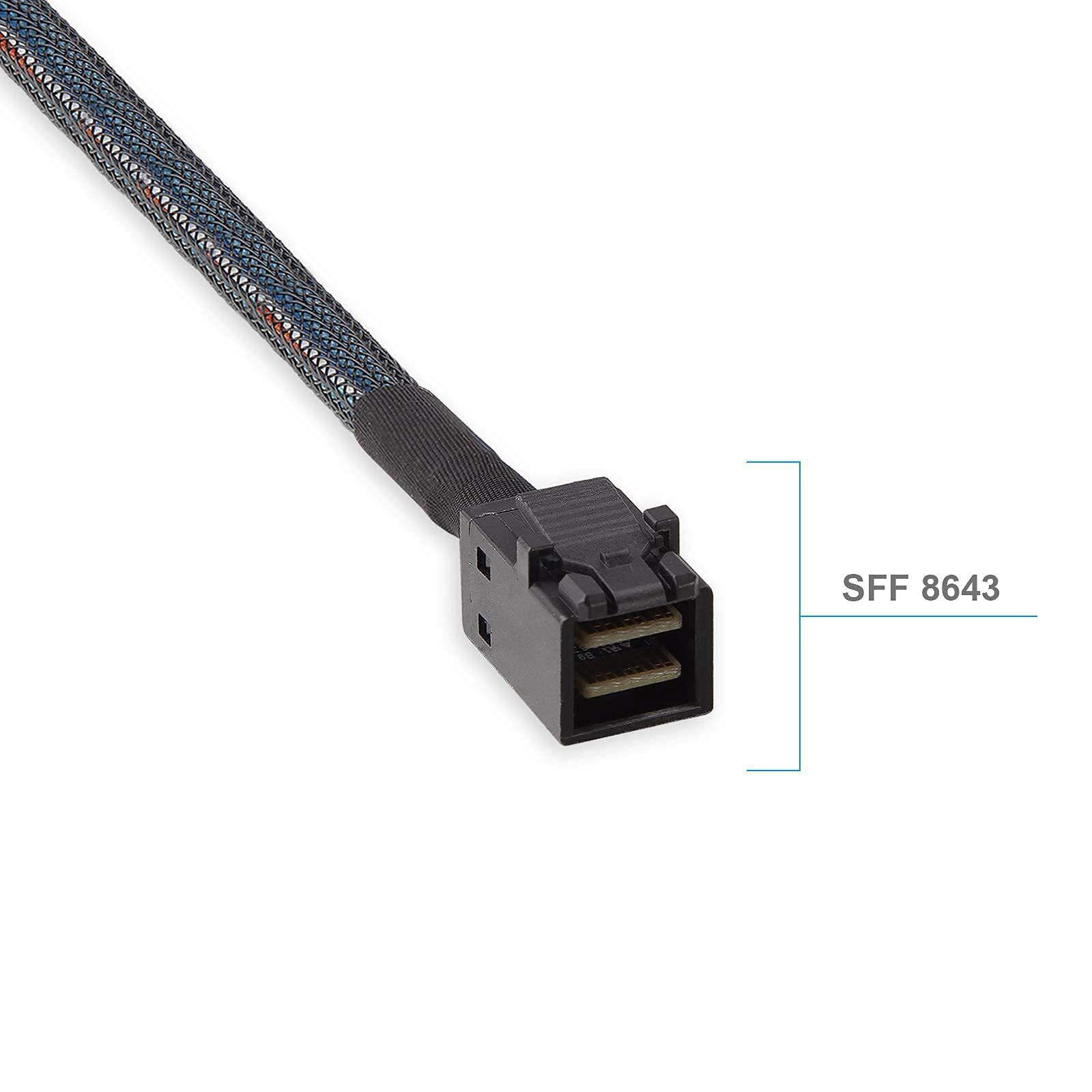 GUYUTING Upgrade Computer Part U.2 NVMe SSD with Mini SAS Cable, Supports SATA Power Connection for High-Speed Data Transfer