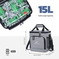 thumbnail image 3 of Maelstrom Lunch Box for Men,Insulated Lunch Bag Women/Men,Leakproof Lunch Cooler Bag, Lunch Tote Bag, 3 of 6