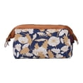 thumbnail image 1 of Soidarity Esenciales de belleza al alcance con bolsa de maquillaje portátil, accesorios cosméticos para organizador de viaje Bolsas de maquillaje Crisantemo marrón, 1 of 6