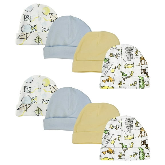 Baby Boys Caps (Pack of 8)