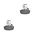 thumbnail image 1 of Injueey Cepillo de limpieza de jabón automático con Base para cocina, sartén antióxido, líquido para añadir alambre, esponja, fregador, Gris 2piezas, 1 of 6