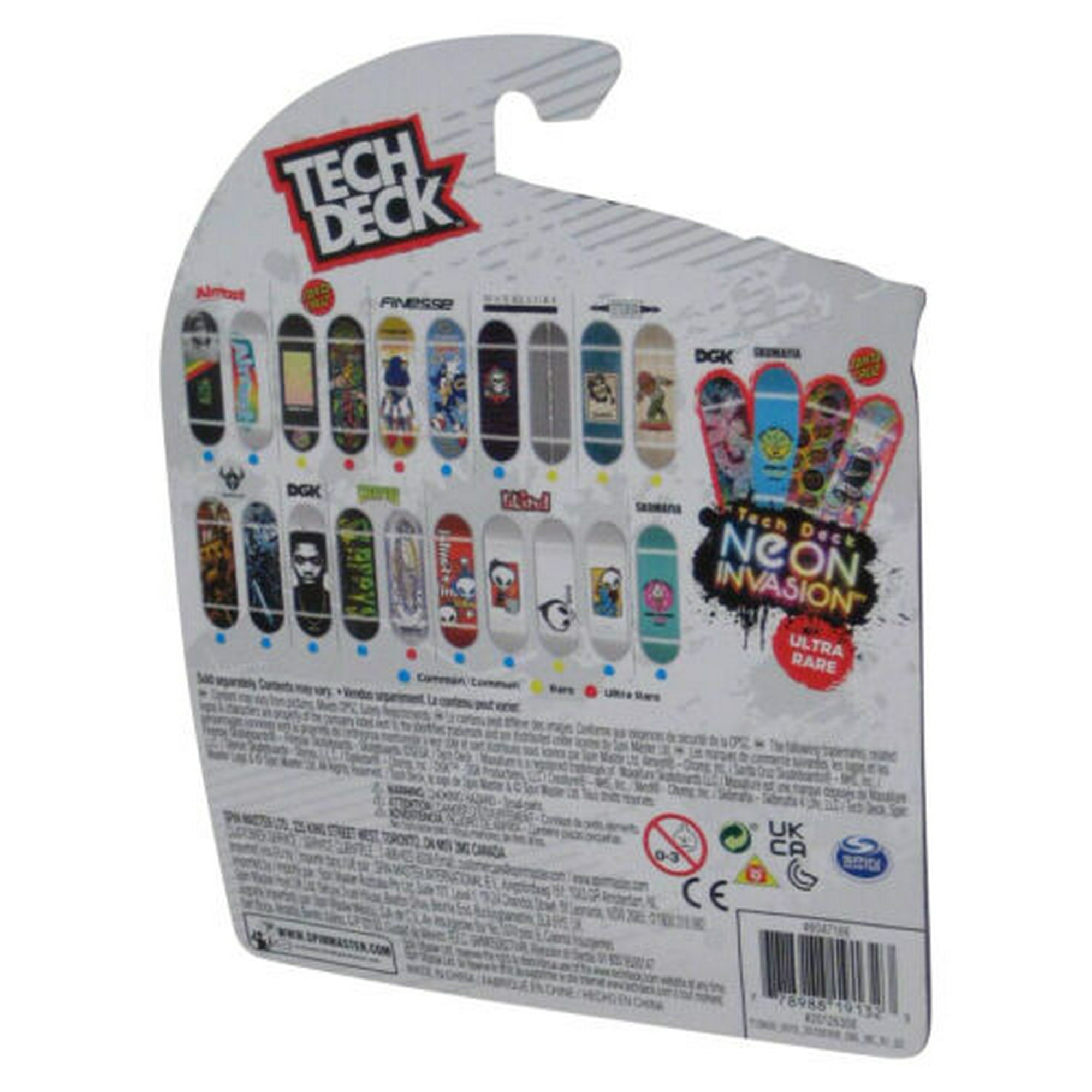 Tech Deck SK8Mafia Jimmy Cao Gone Bananas Neon Invasion Blue Ultra