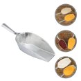 thumbnail image 4 of 1Pack Kitchen Tool Ice Shovel Silver 26X11CM for Bar Use Restaurants Hotels Households, 4 of 8