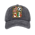 thumbnail image 3 of 2026 Soccer Fan Hat USA Canada Mexico Football Event BaseballHat Unisex Polyester, 3 of 6