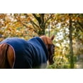 thumbnail image 5 of Horseware Cozy Neck Fleece Cooler (No Fill, Embossed), Navy HW Print (Burgundy/White Trim), Size: 75, 5 of 5