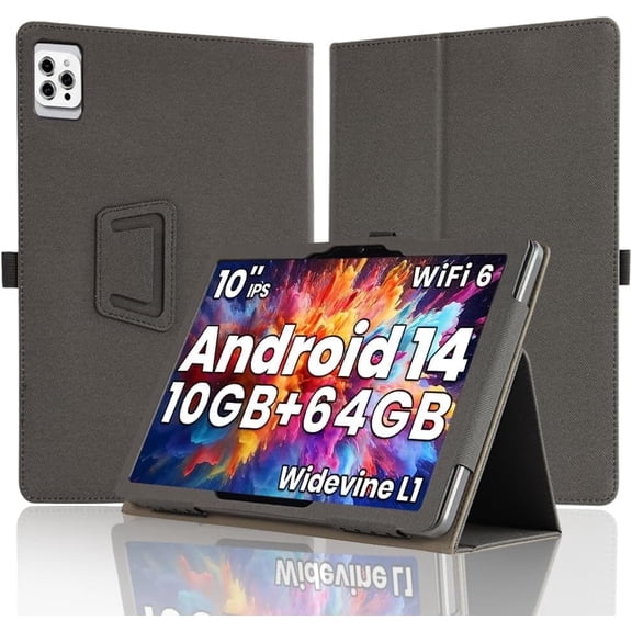 [NSFN] for VEAT00L L10/T10/F11 Tablet Case,VEAT00L 10.1 inch Tablet Case,Protective Case with Handheld Band Premium PU Leather StandFunction Case