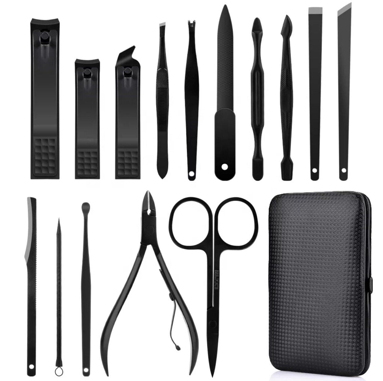 Cterwk 18 PCS Manicure Pedicure Set Nail Clipper Dead Skin Remover Kit Hand and Foot Care