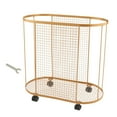 thumbnail image 4 of Dualoai Yoga Mat Storage Rack Basket, Workout Equipment Home Gym Storage Rack with Wheels for Dumbbell Kettlebells Resistance Bands Gold, 4 of 9