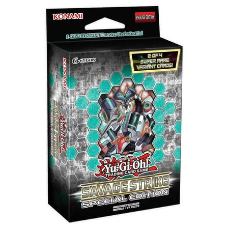 Yugioh Shark Deck YUGIOH SAVAGE STRIKE SPECIAL EDITION WALMART DECK | Guaranteed Super Rare |100 Card Booster set! ()