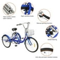 thumbnail image 2 of Zimtown Adult Tricycle 24" Wheels, 7 Speed Tricycle, for Women Men, 2 of 14