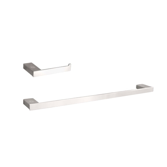 Sofia 2-Piece Bathroom Hardware Set in Brushed Nickel