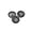 Black, variant on 20PCS 4 Holes Sewing Round Craft Buttons Resin Snaps for Blazer Shirts DIY Accessories (Brown, 15mm)
