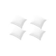 thumbnail image 2 of The Great American Store Indoor/Outdoor 6D Set of 4 Euro Pillows- White (27" X 27") - Hypoallergic and Down Alternative Fill, 2 of 4
