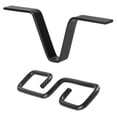 thumbnail image 1 of Rain Chain Hook V-Shaped Installation Gutter Chain Hanger Metal Iron Adapter Hook for Gutter Downspout Outlets, 1 of 5