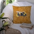 thumbnail image 3 of Carolines Treasures 8850PW1414 Bee on Gold   Canvas Fabric Decorative Pillow 14Hx14W multicolor, 3 of 4