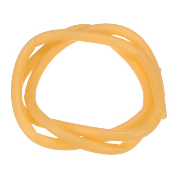 Uxcell 2 Meter Natural Latex Rubber Tubing, 4x8mm(IDxOD) Rubber Tube Hose, Yellow