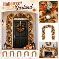 thumbnail image 2 of 6Ft Natural Brown Maple Pinecone Fall Garland, Rustic Artificial Autumn Leaf Vine Decor, Flexible Hanging Ornament for Fireplace, Staircase, Wall and Halloween Thanksgiving Seasonal Home Decor, 2 of 9