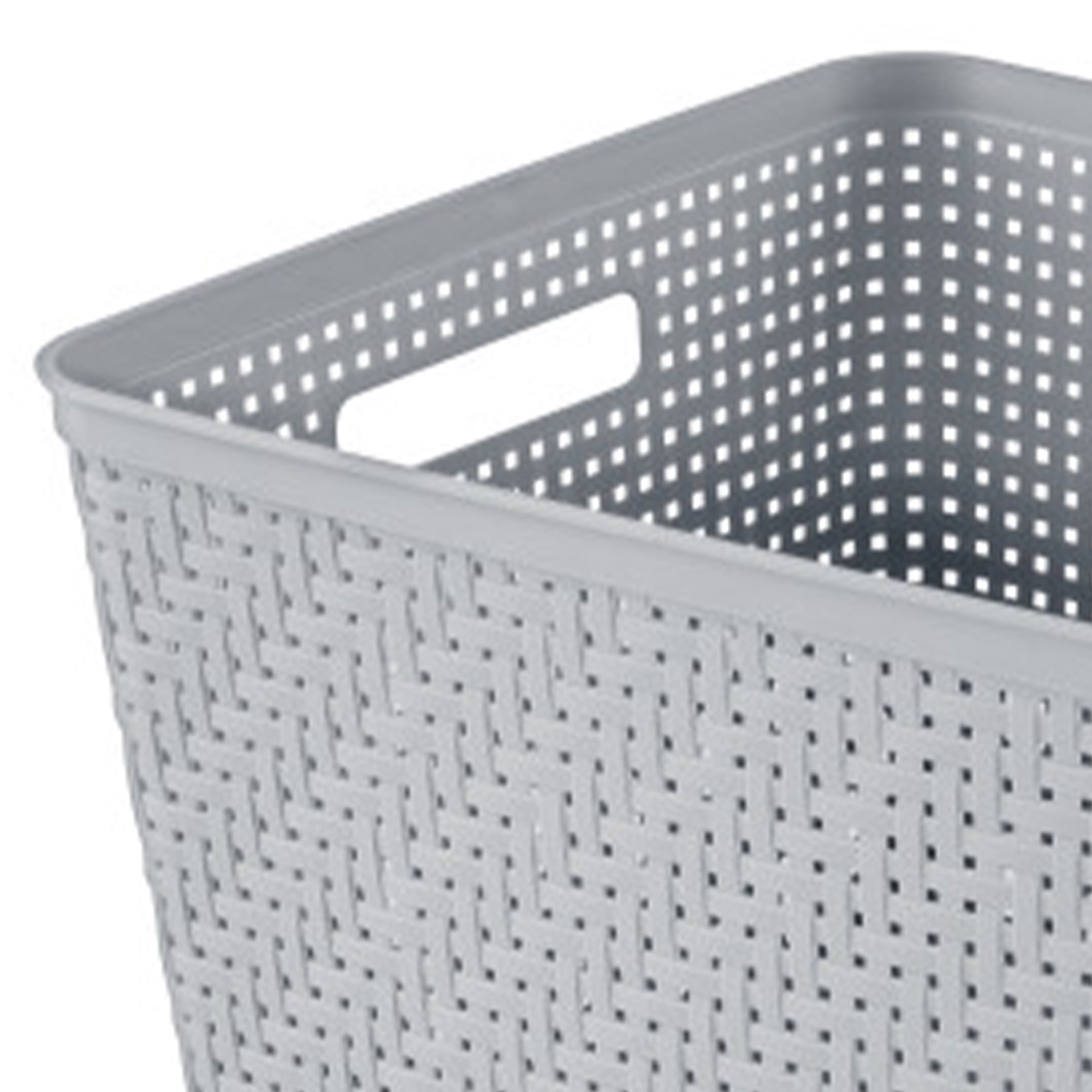 Sterilite 14"Lx8"H Rectangular Tall Basket for Home Organization (12 Pack)