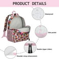 thumbnail image 4 of Wild Bear Student Backpack – Brown Polar Bear Cartoon Print With Winter Forest Hunting Pattern, 4 of 6