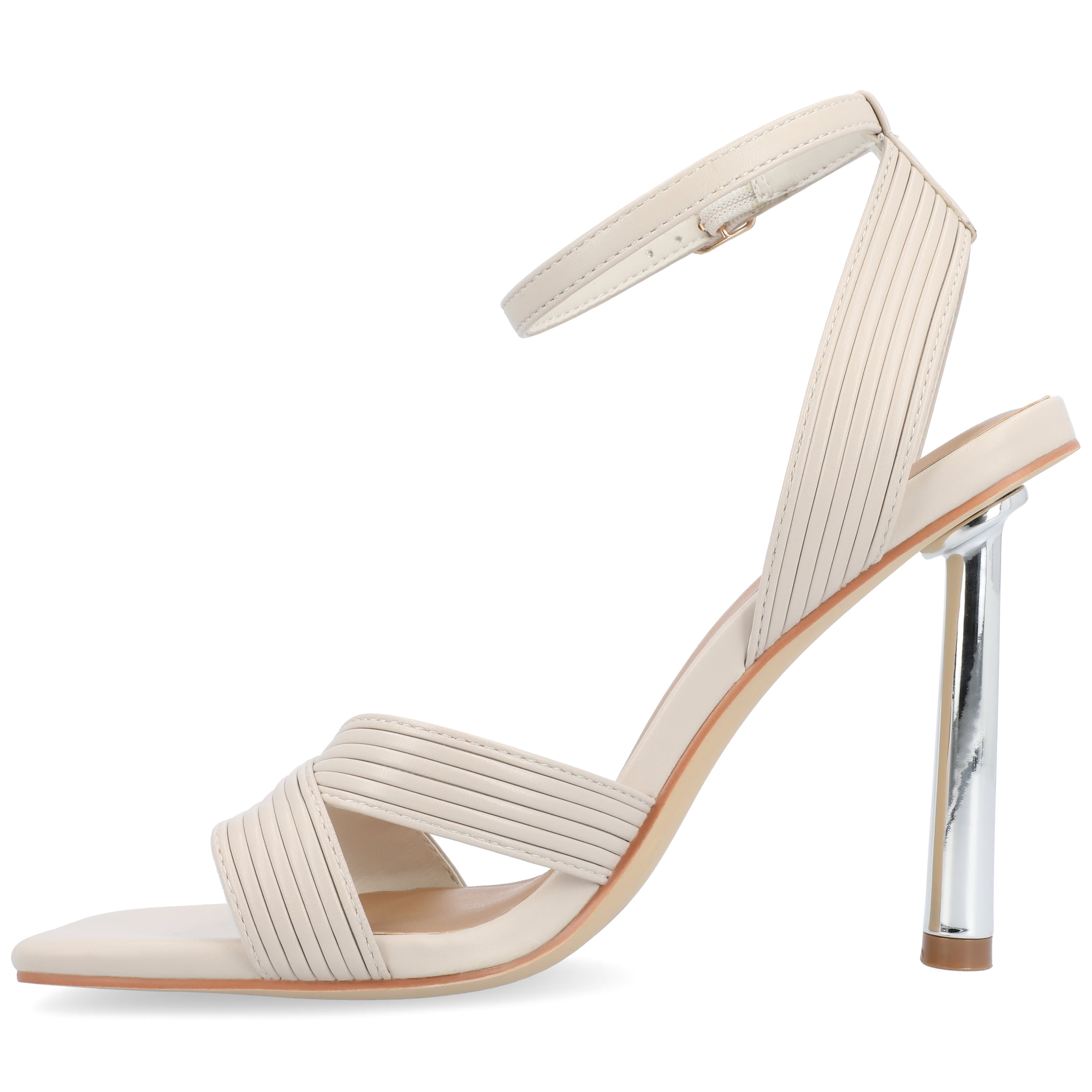 Journee Womens Annett Mid Heel Open Toe Sandals