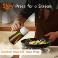 thumbnail image 3 of TrendPlain 16oz Olive Oil Sprayer for Cooking, 2 in 1 Olive Oil Spray Bottle and Oil Dispenser with Stickers for Kitchen, Salad, BBQ & Air Fryer, White, 3 of 6