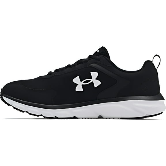 Under Armour Men's Running Shoes Charged Cushioning Black & Grey, 4E