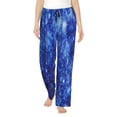thumbnail image 1 of Balery Blurred Star Snow Christmas Pantalones de pijama para mujer, pijamas ultraligeros, pantalones de estar por casa-XX-Large, 1 of 6