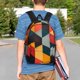 thumbnail image 4 of Disketp Geometric Cube Pattern Art Mochila Escolar de 15 Pulgadas, Mochila Ligera para Estudiantes, Viajes y Trabajo, Cómoda y Resistente para el Uso Diario, 4 of 6