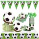 thumbnail image 1 of Paquete Vajilla Desechable De Fiesta Futbol 25 Personas, 1 of 4