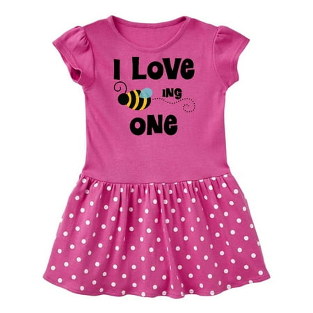 

Inktastic 1st Birthday bee Gift Baby Girl Dress