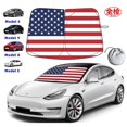 thumbnail image 1 of Parasol para parabrisas Tesla Yashi Model 3.YXS POLIÉSTER 240T rojo americano, 1 of 4