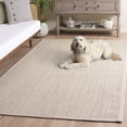 thumbnail image 5 of Safavieh Natural Fiber Kentigern Solid Area Rug, Marble/Beige, 6' x 9', 5 of 15