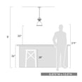 thumbnail image 3 of Beaumont Lane Small Steel Pendant in Chrome, 3 of 3