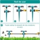 thumbnail image 5 of Kit 2 Aspersores de Jardín Rociador giratorio Automático 360Â° verde 6.49 pulg Elly Decor FS-TG-01, 5 of 7
